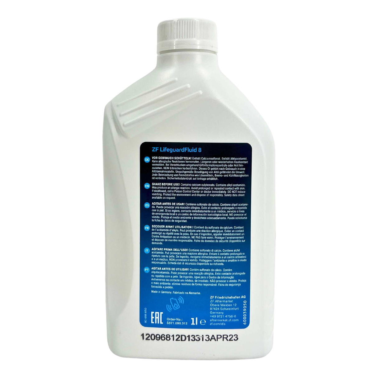 ZF Lifeguard 8 Getriebeöl 1 Liter