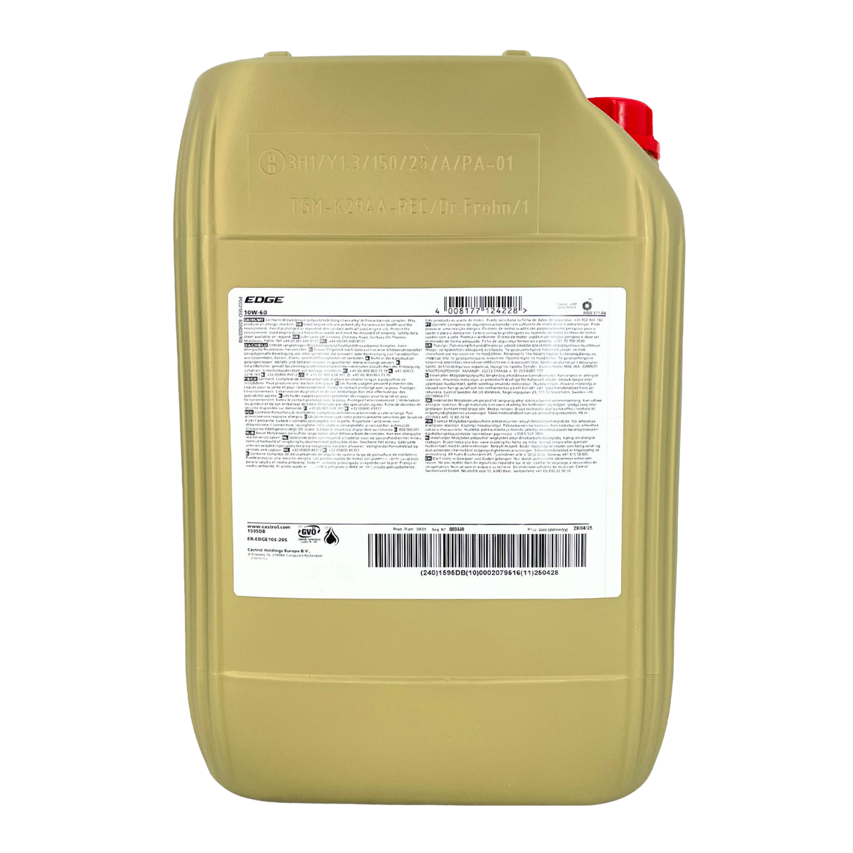 Castrol EDGE 10W-60 20 Liter Castrol