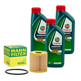 3L Castrol Magnatec 5W30 A3 B4 + Mann Ölfilter für Smart 450 451 06. 07. 08. CDI