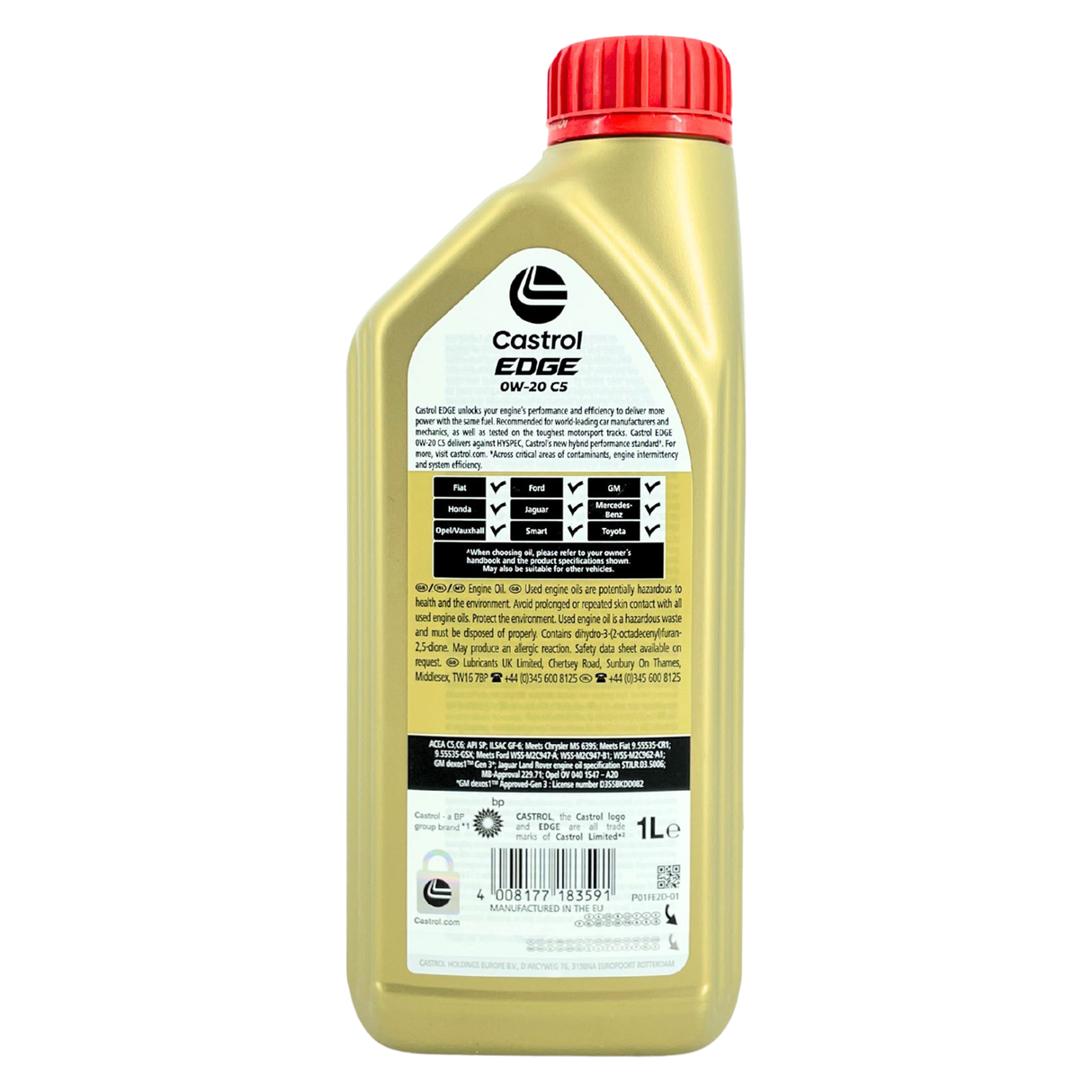 Castrol Edge 0W-20 C5 1 Liter