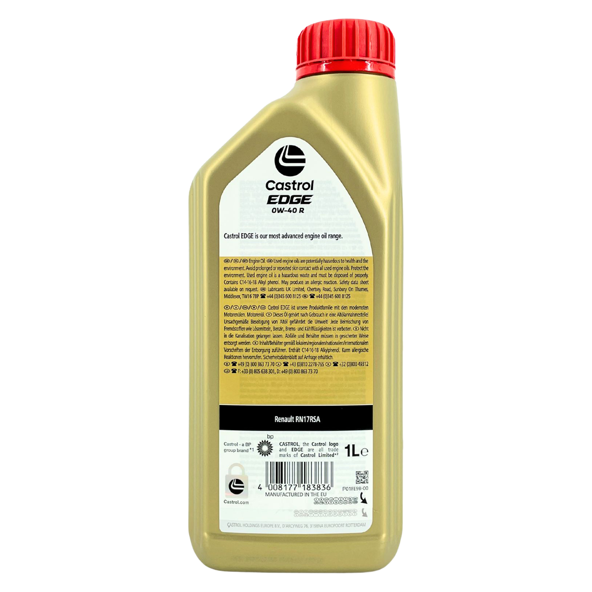 Castrol Edge 0W-40 R 1 Liter