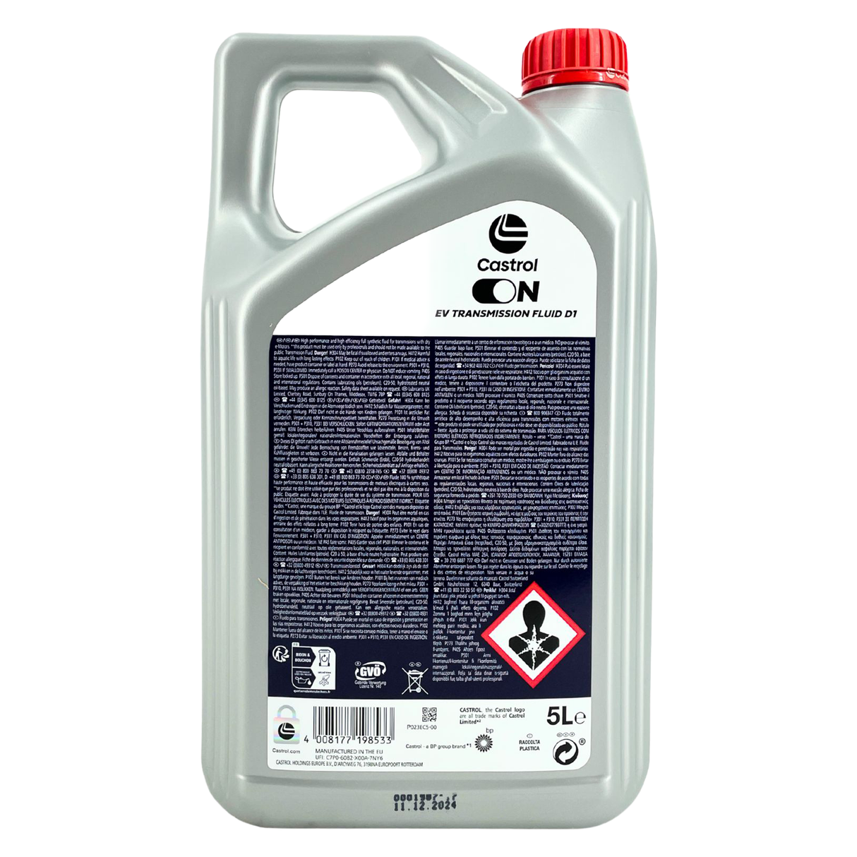 Castrol ON EV Transmission Fluid D1 5 Liter