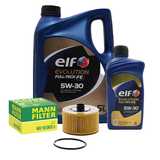 6L elf Evolution Full-Tech FE 5W-30 Motoröl +  MANN HU10002z Ölfilter