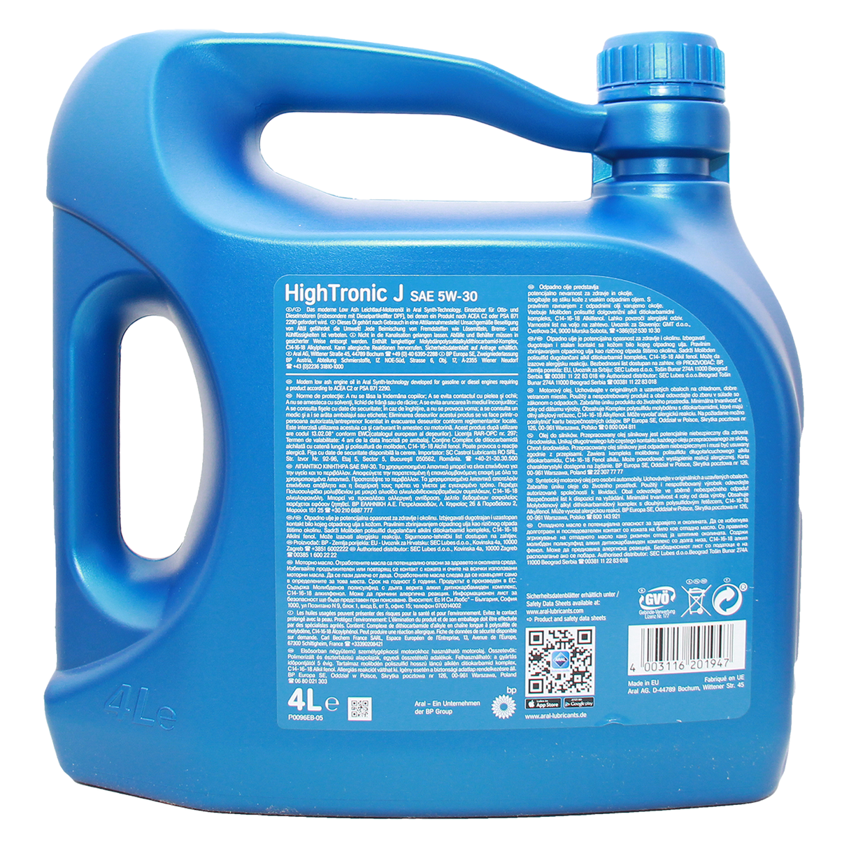 Aral HighTronic J 5W-30 4 Liter