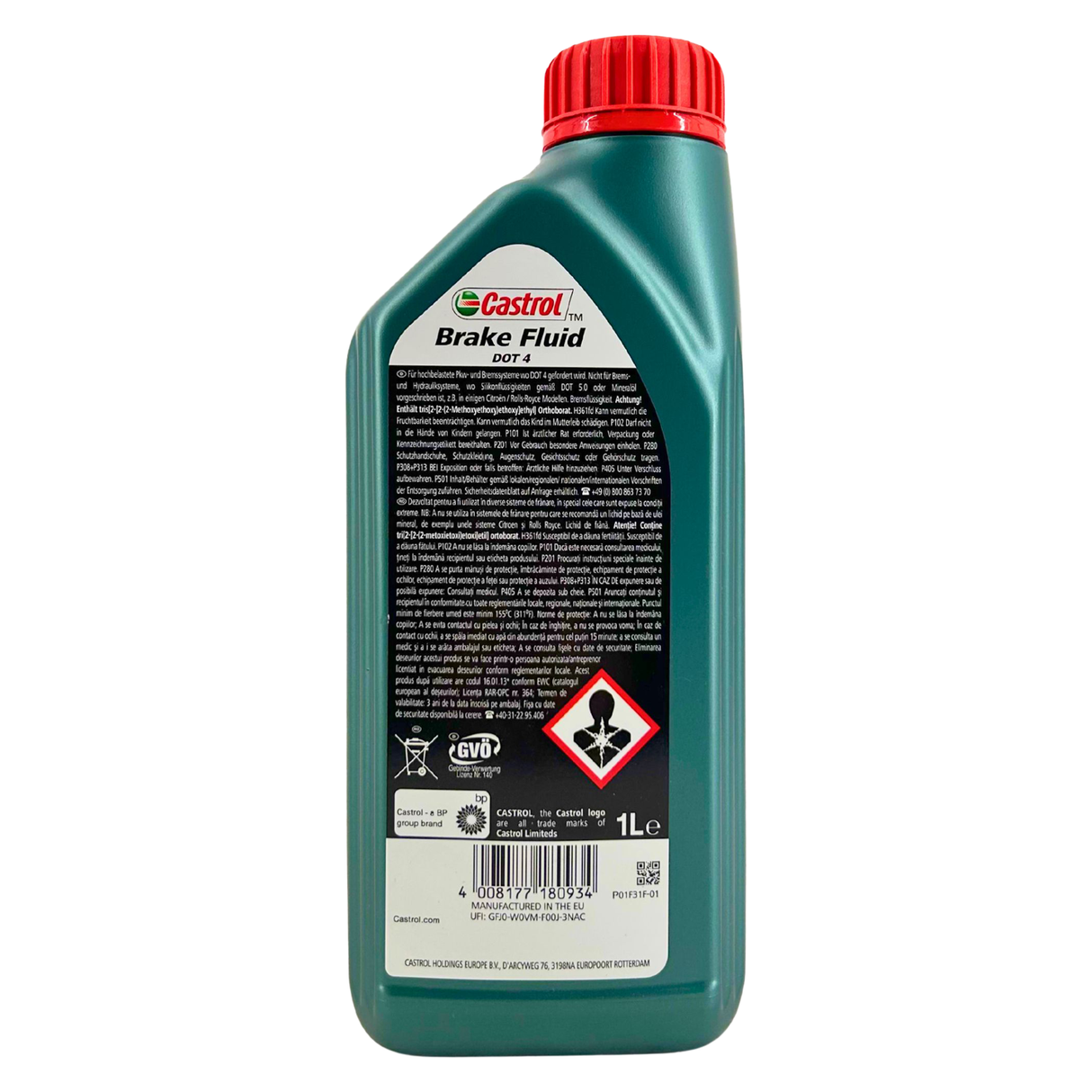 Castrol Brake Fluid DOT 4 1 Liter