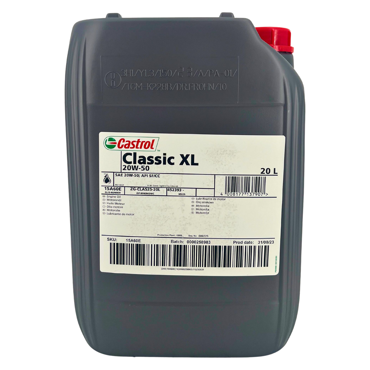 Castrol Classic XL 20W-50 20 Liter
