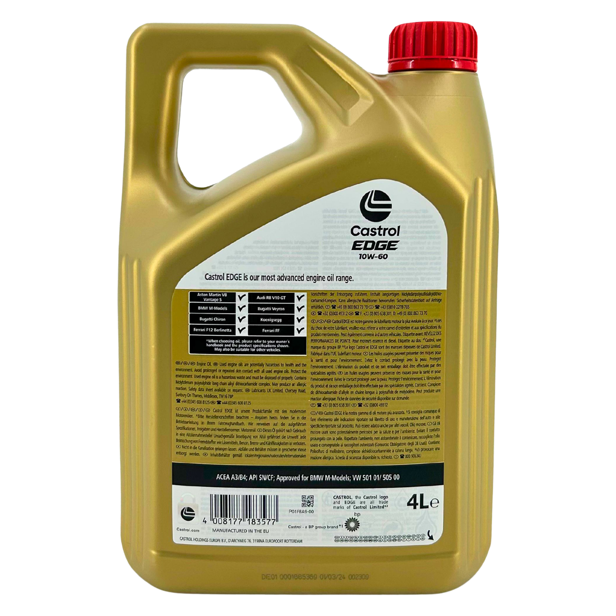 Castrol EDGE Supercar 10W-60 4 Liter