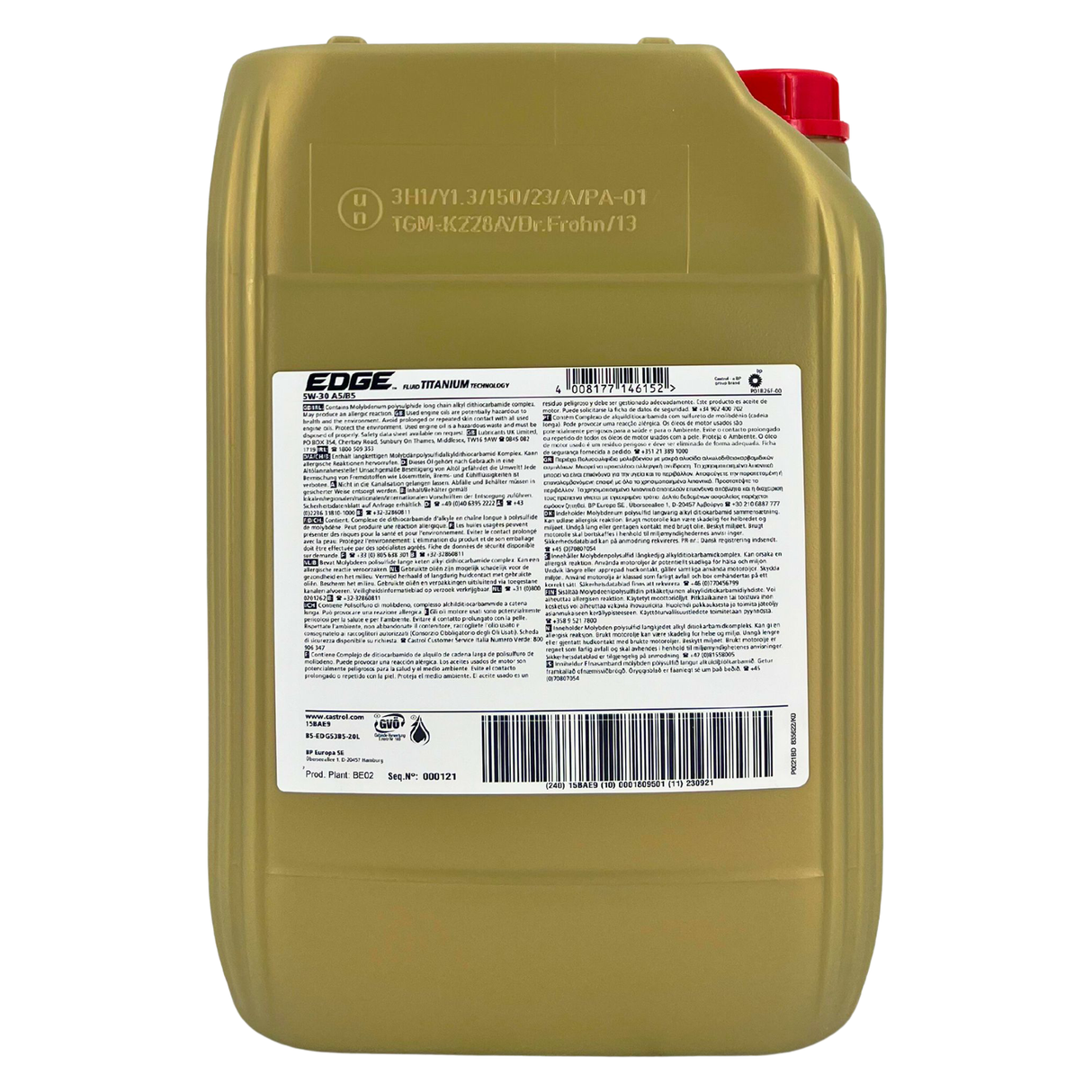Castrol EDGE 5W-30 A5/B5 20 Liter