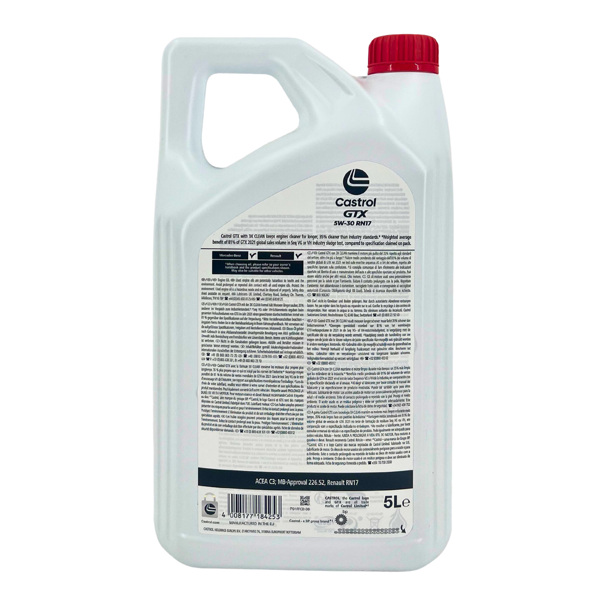 Castrol GTX 5W-30 RN17 5 Liter
