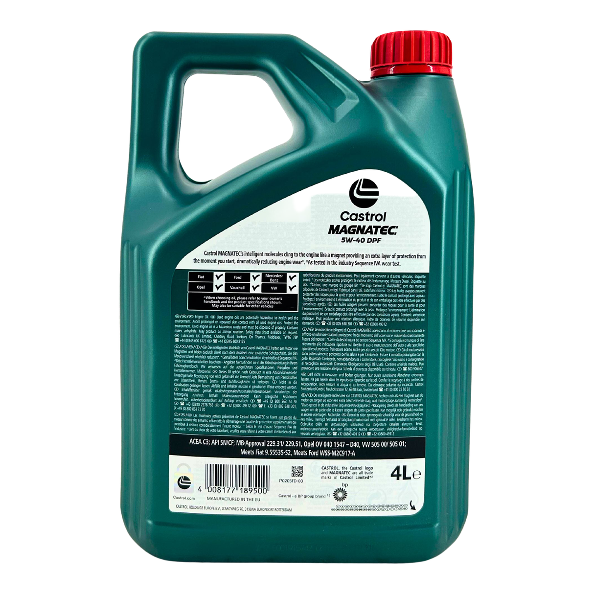 Castrol Magnatec Diesel 5W-40 DPF 4 Liter