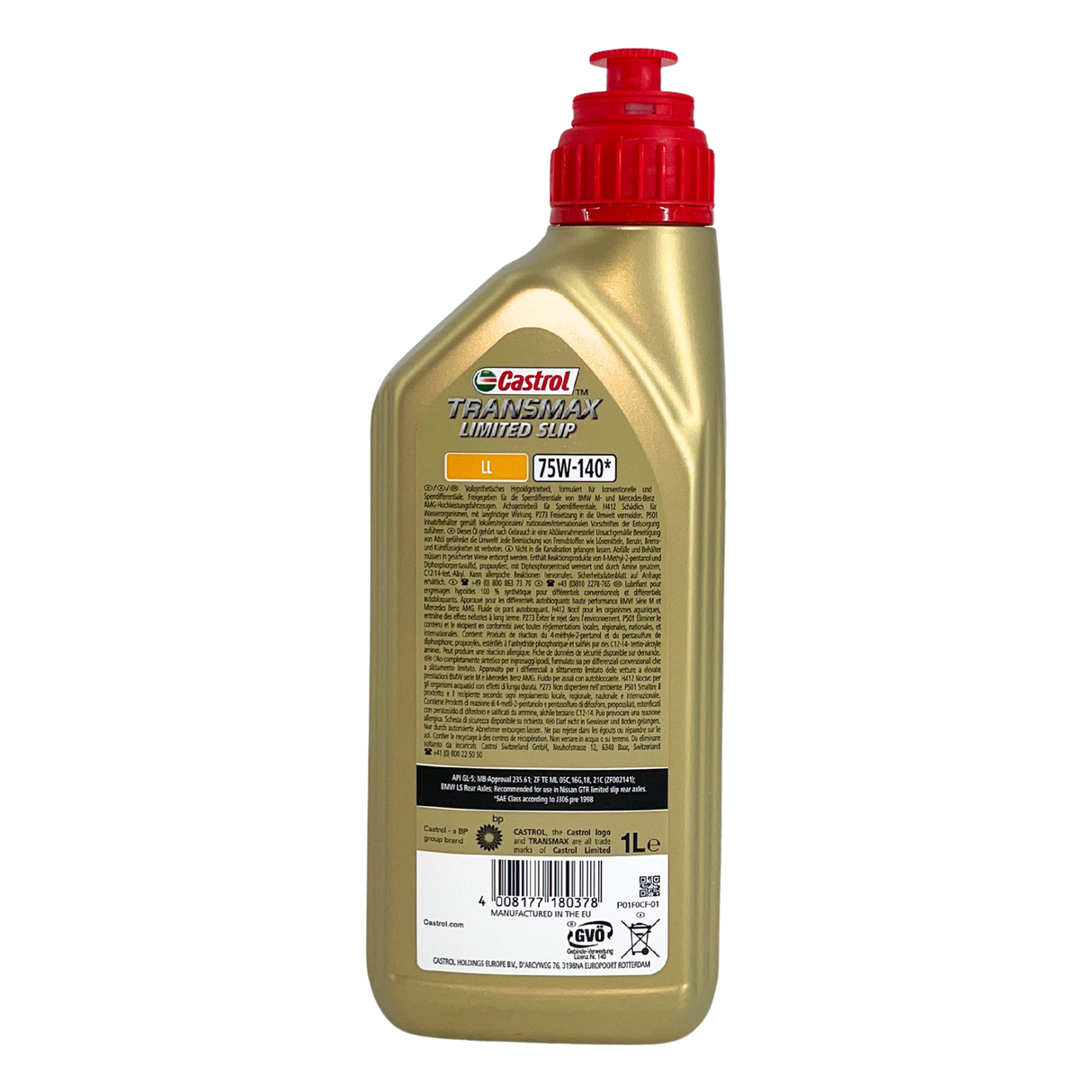 Castrol Transmax Limited Slip 75W-140 LL 1 Liter