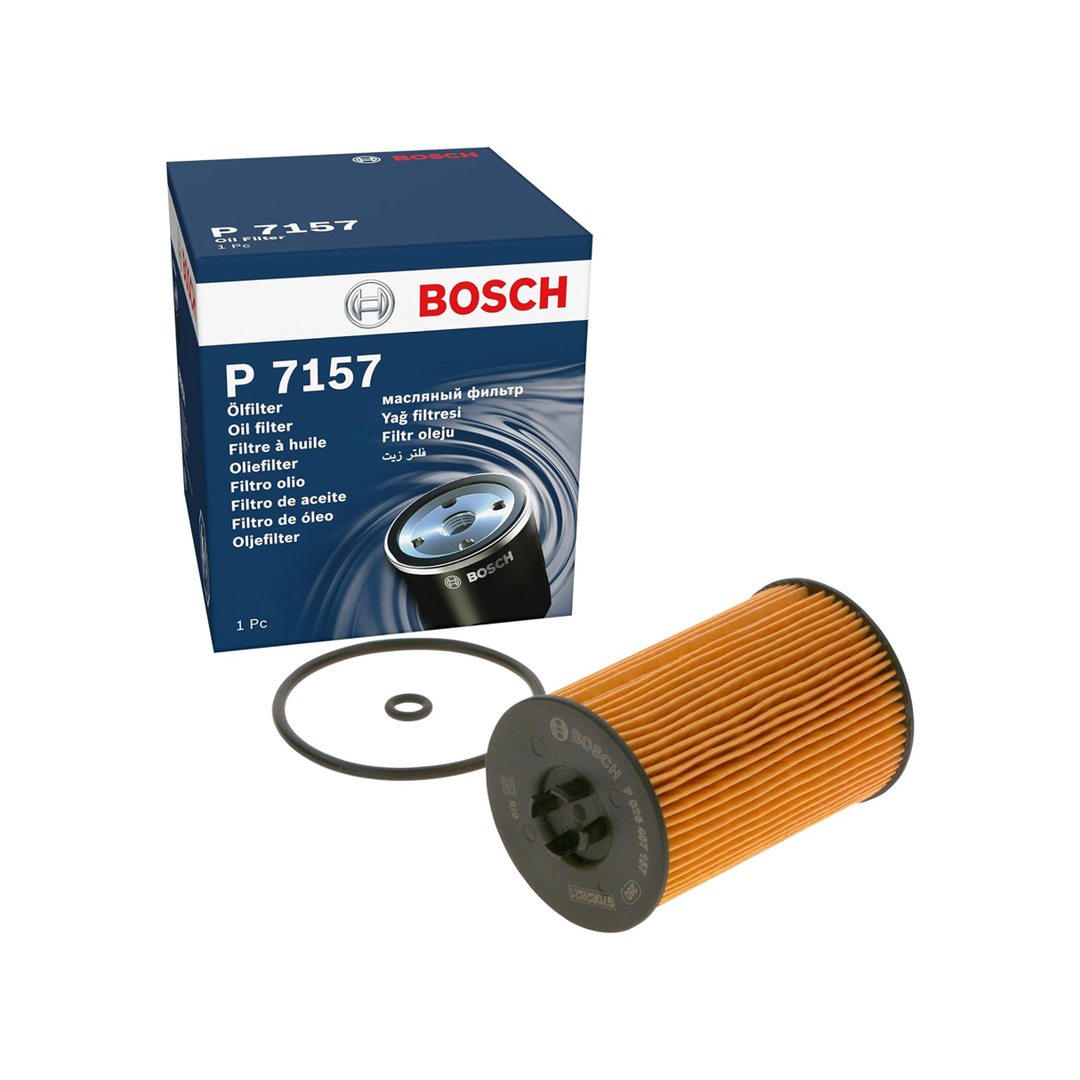 BOSCH ÖLFILTER+MANNOL 5W30 ÖL passend für 1.6+2.0 TDI GOLF 7 PASSAT B8 TOURAN 5T