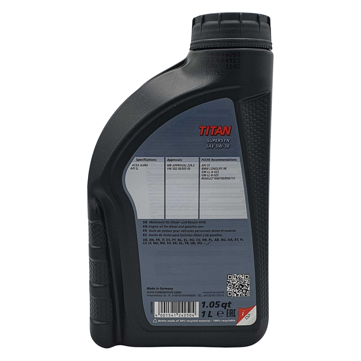 Fuchs Titan Supersyn 5W-30 1 Liter