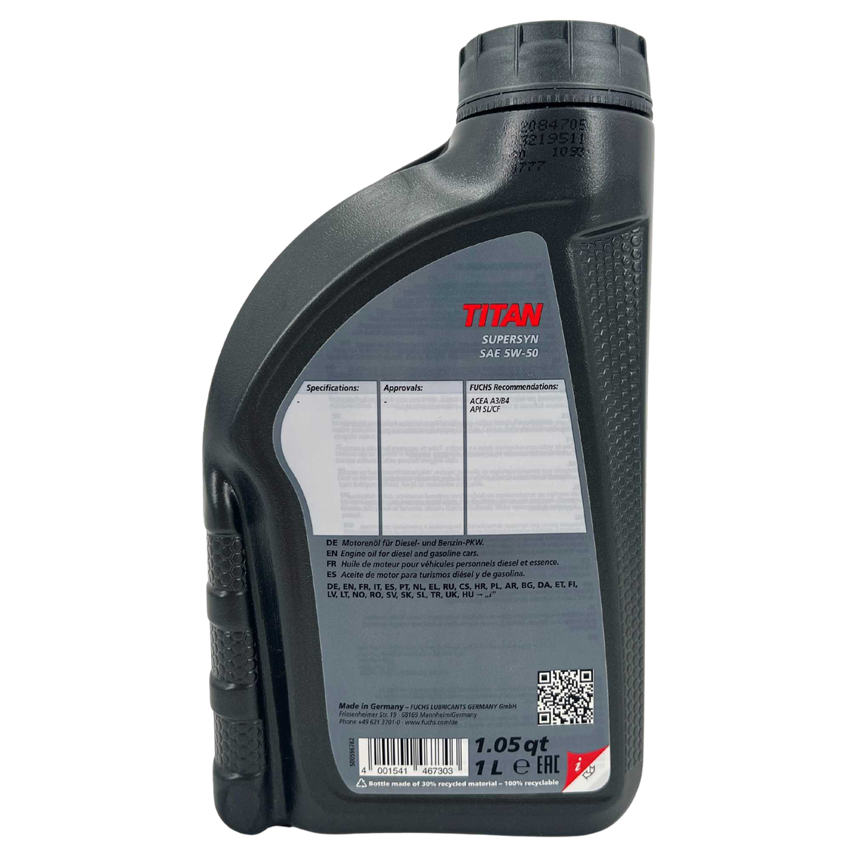 Fuchs Titan Supersyn 5W-50 1 Liter