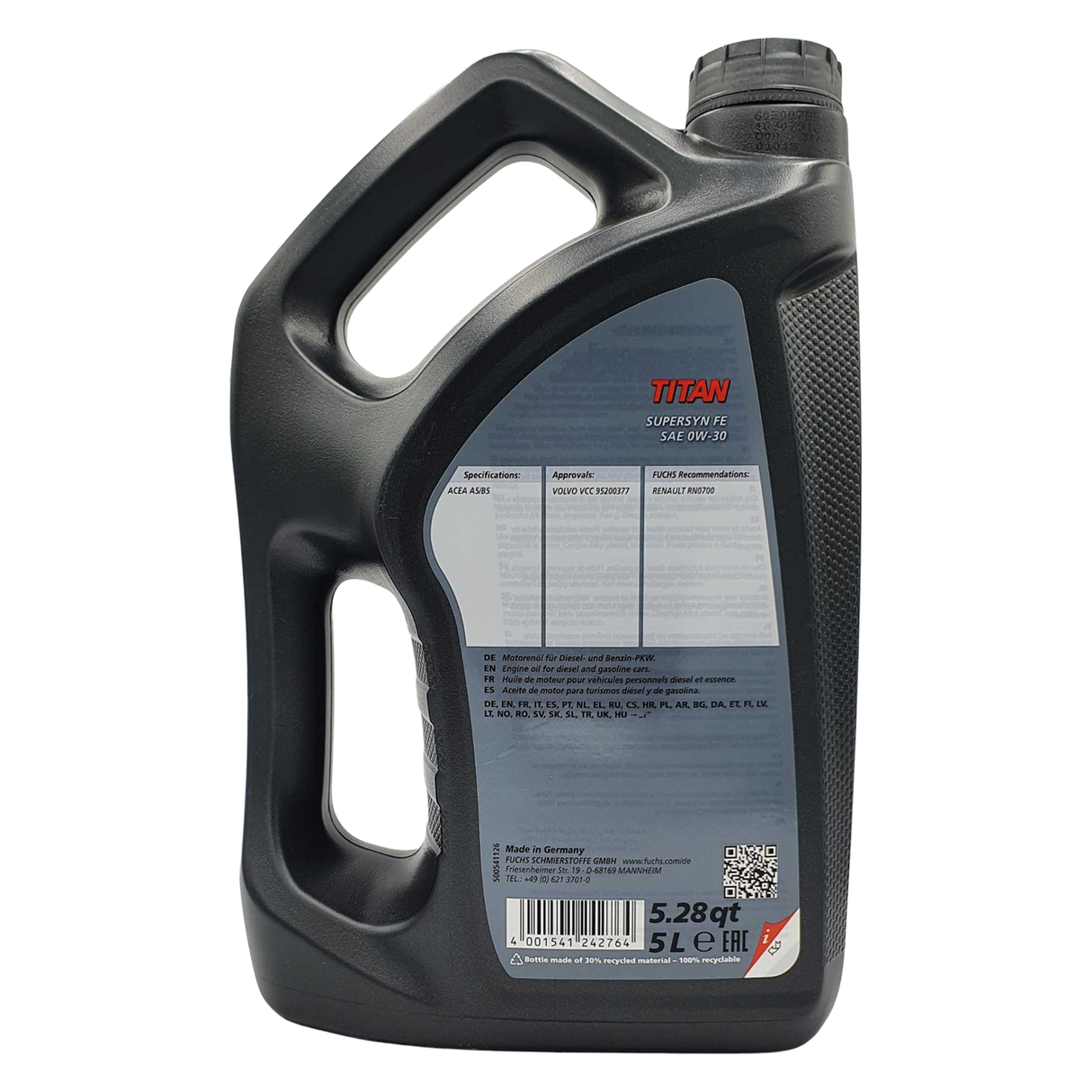 Fuchs Titan Supersyn FE 0W-30 5 Liter