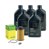 5 Liter Original Audi 0W30 Filter Ölablassschraube A3 A4 A5 Q3 Q5