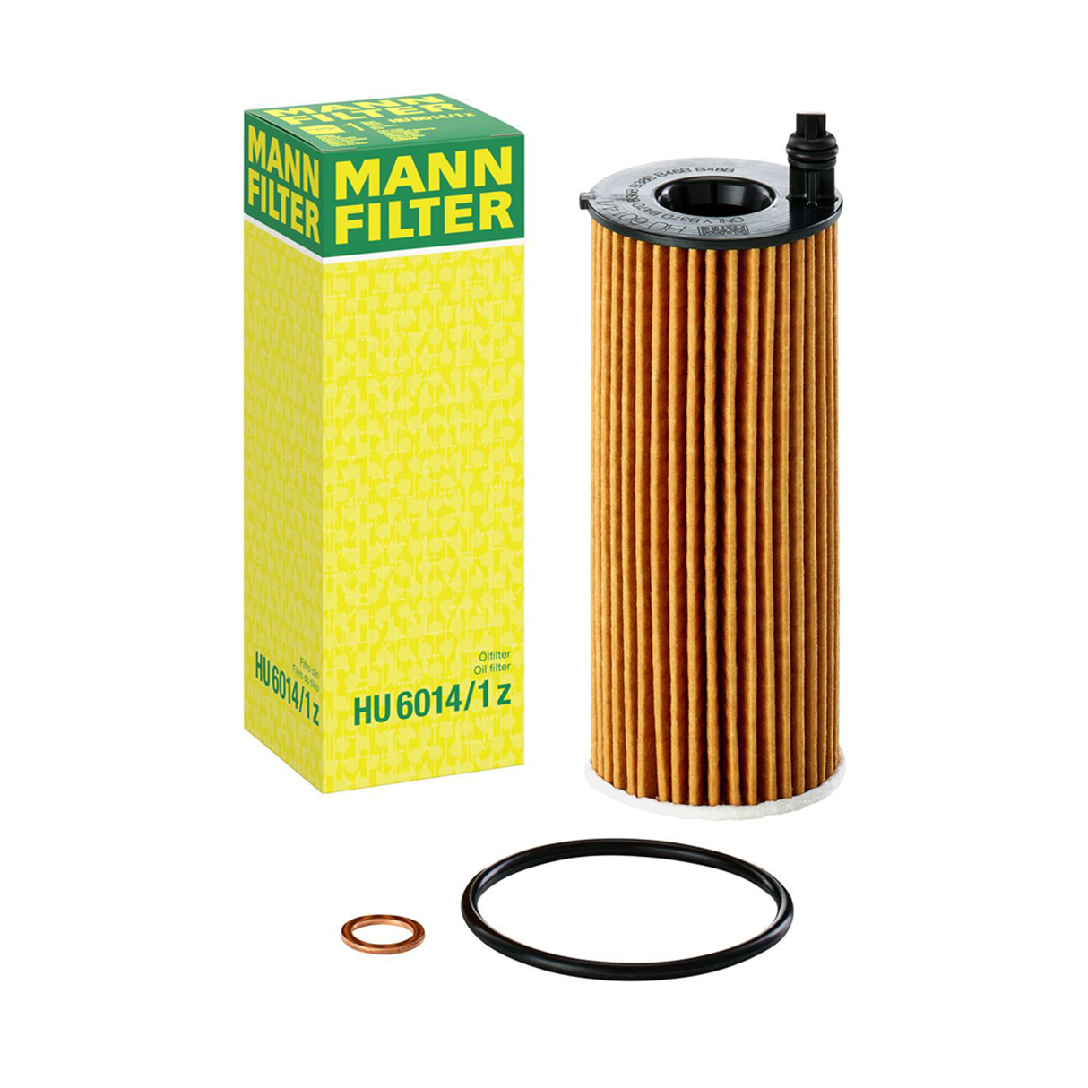 MANN HU6014/1z Ölfilter+MANNOL 5W30 ÖL passend für BMW F20 F21 F30 F31 G20 5 F10