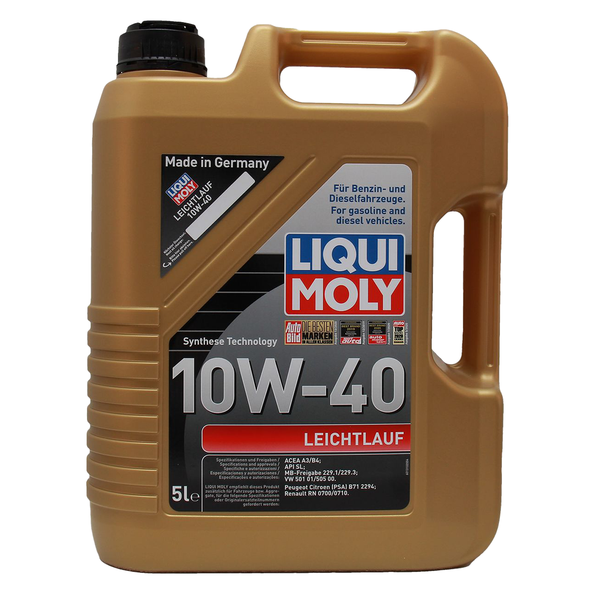 INSPEKTIONSKIT FILTER LIQUI MOLY ÖL 5L 10W-40 für VW Passat Variant 32B 1.6 D