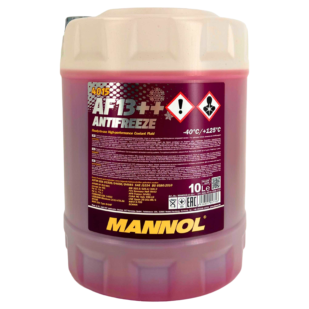 Mannol Antifreeze Kühlerfrostschutz AF13++ (-40 °C) 10 Liter
