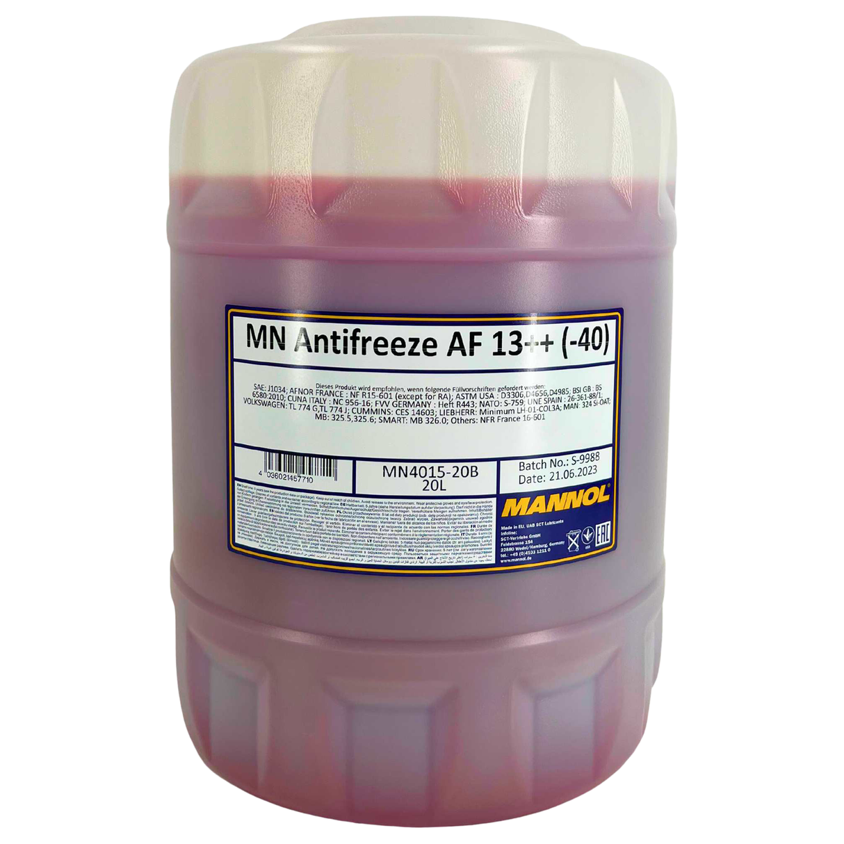 Mannol Antifreeze Kühlerfrostschutz AF13++ (-40 °C) 20 Liter
