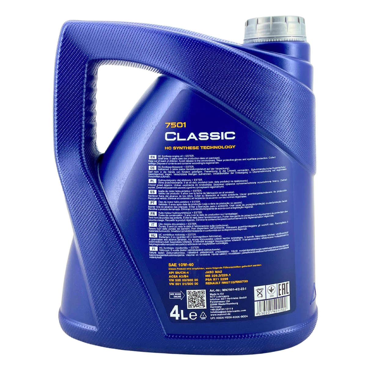 Mannol Classic 10W-40 4 Liter