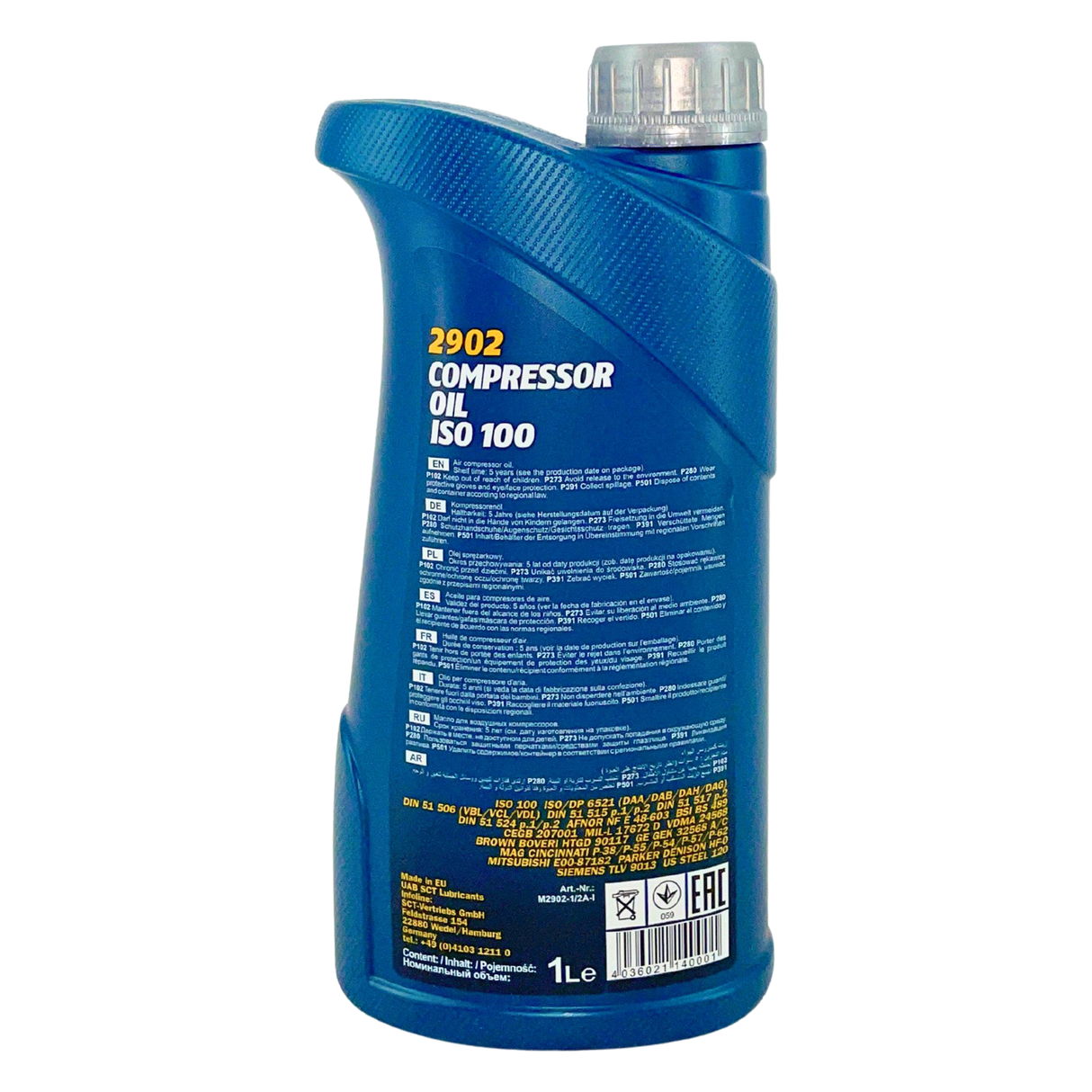 Mannol Compressor Oil ISO 100 1 Liter