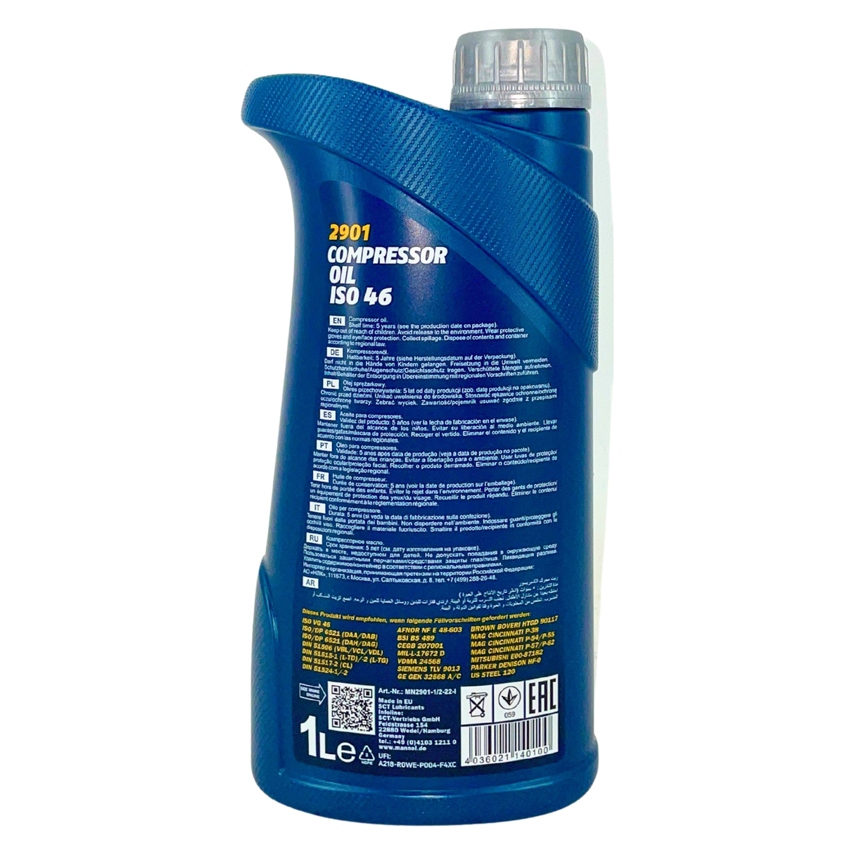 Mannol Compressor Oil ISO 46 1 Liter