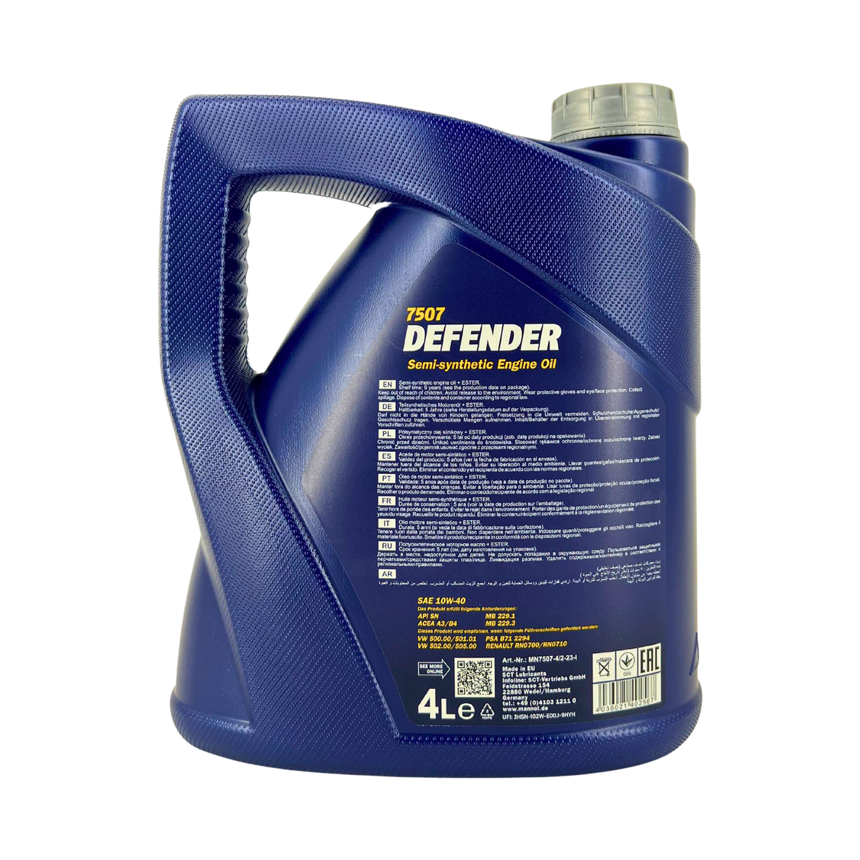 Mannol Defender 10W-40 4 Liter