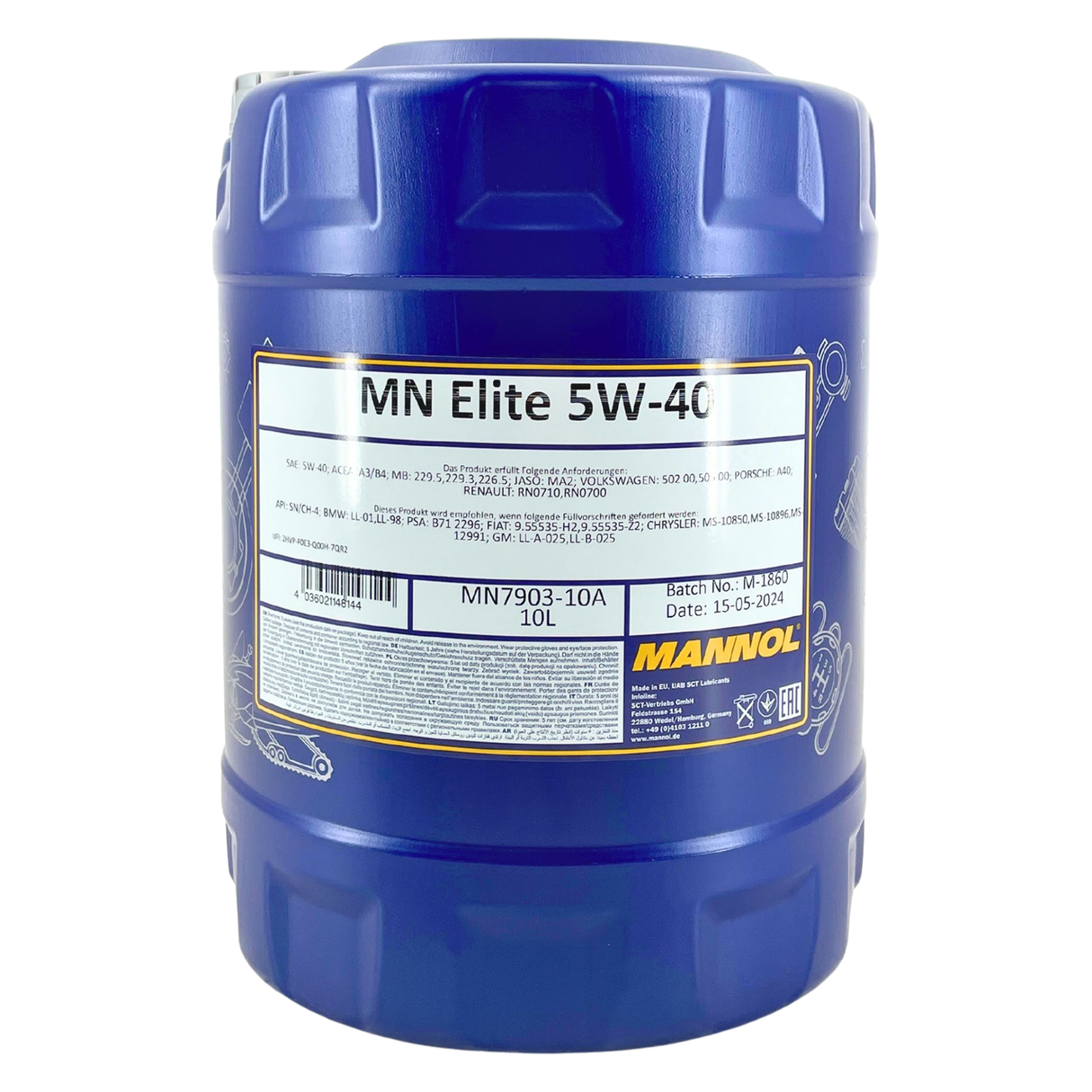 Mannol Elite 5W-40 10 Liter