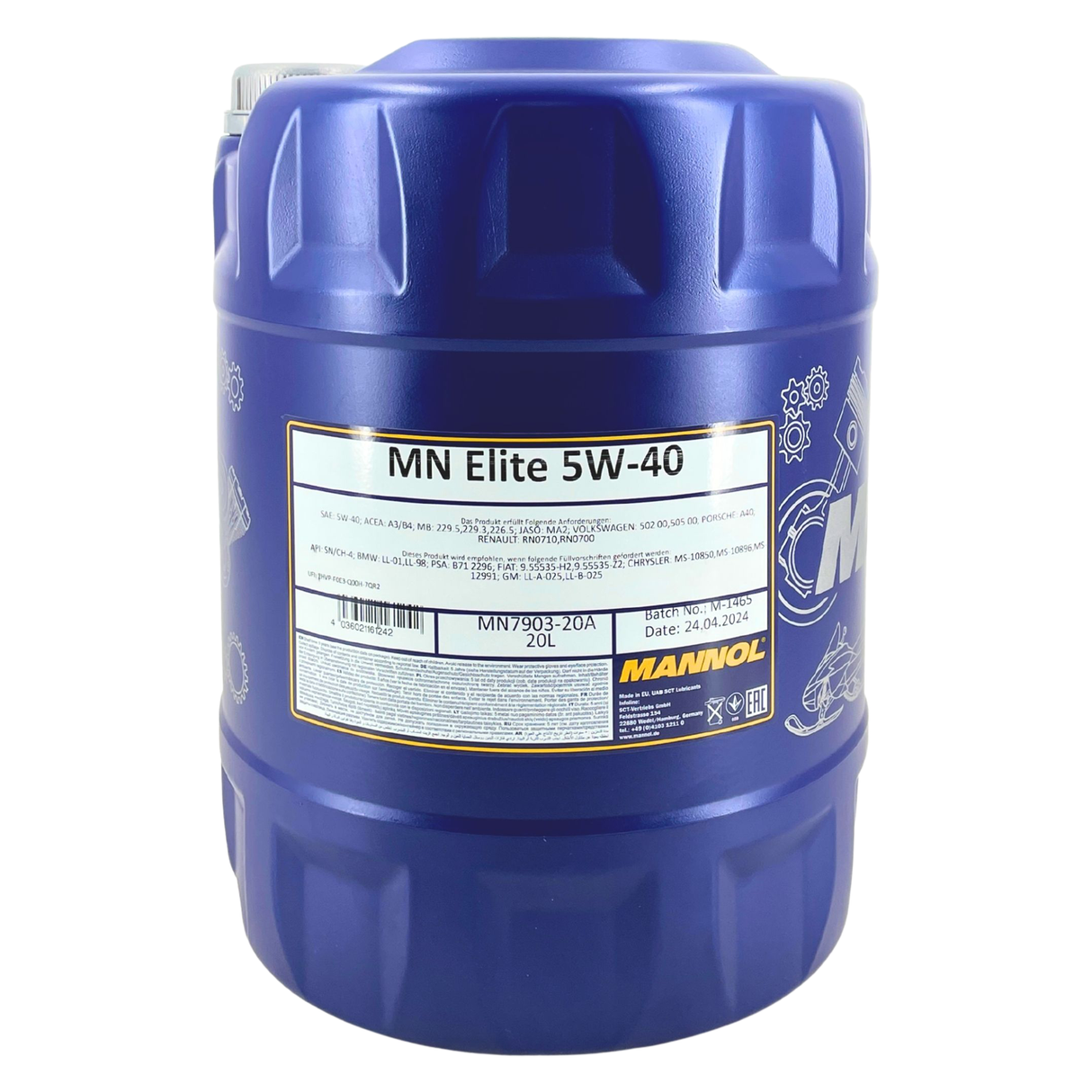 Mannol Elite 5W-40 20 Liter
