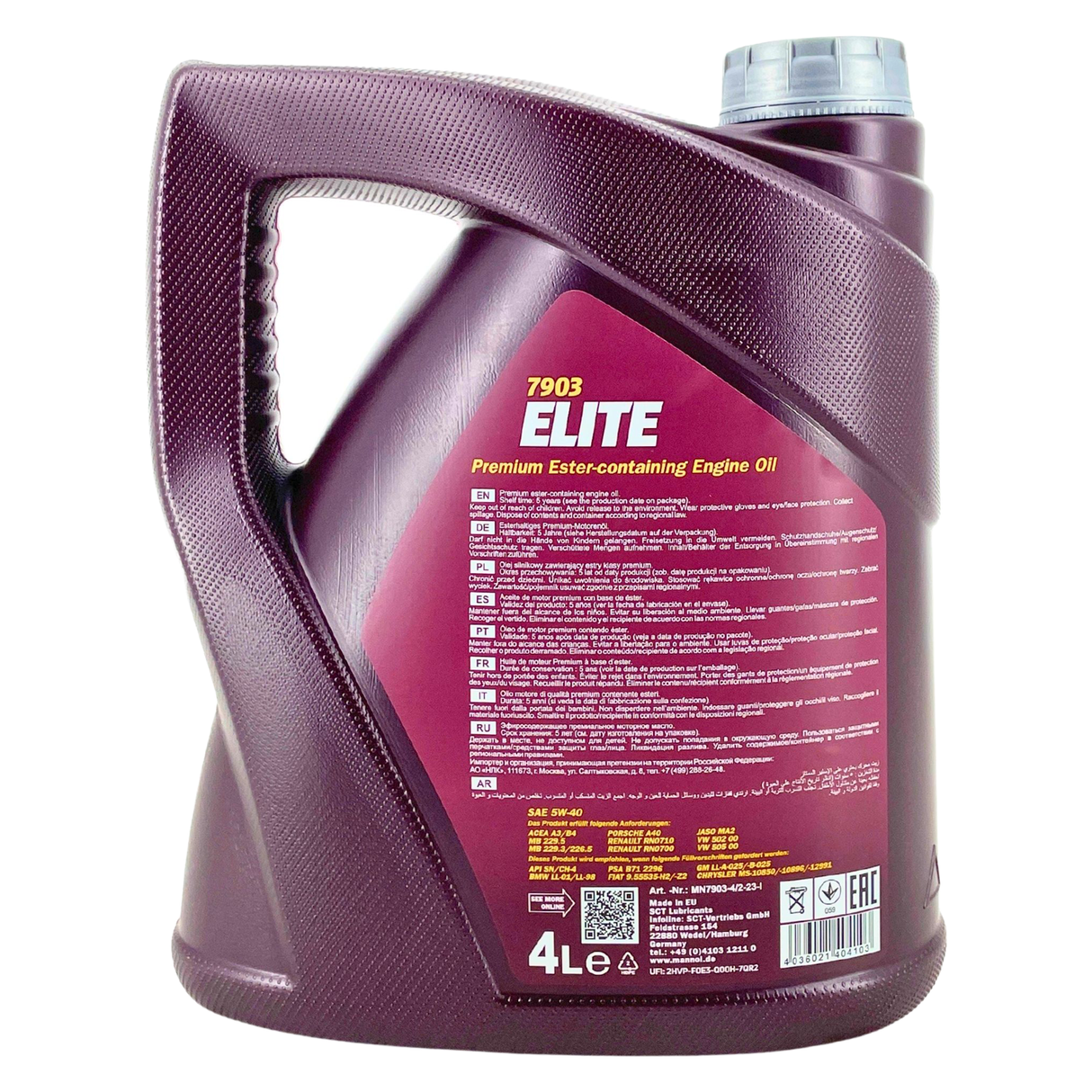 Mannol Elite 5W-40 4 Liter