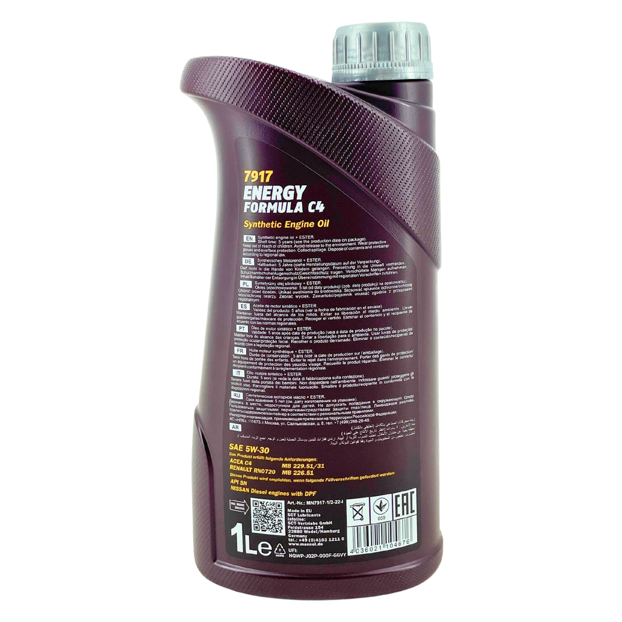 Mannol Energy Formula C4 5W-30 1 Liter