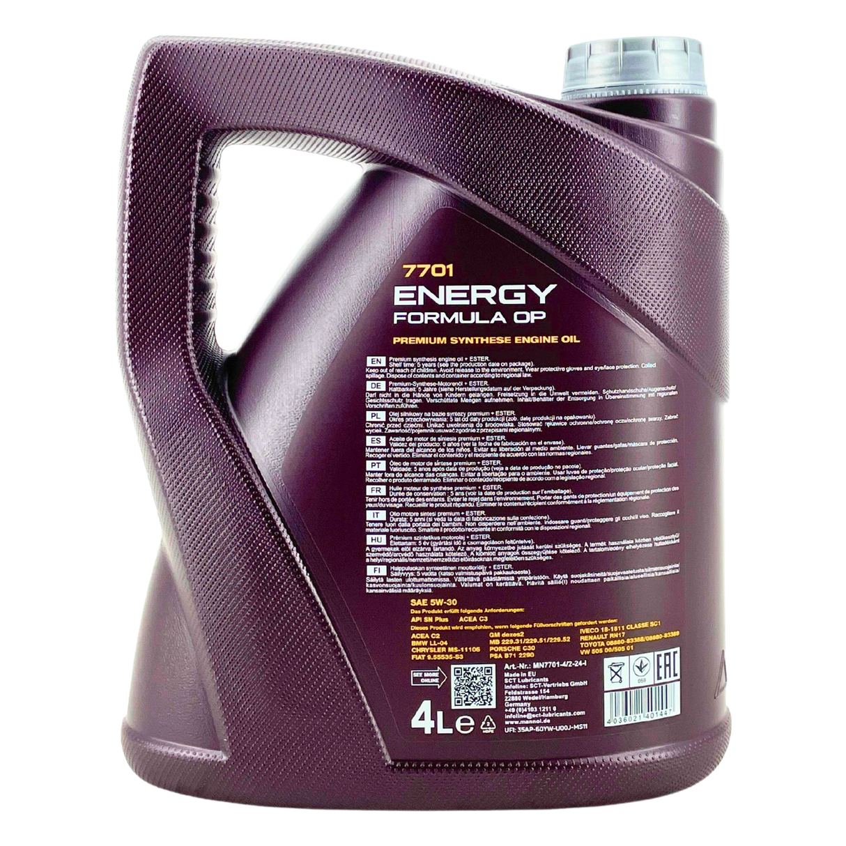 Mannol Energy Formula OP 5W-30 4 Liter