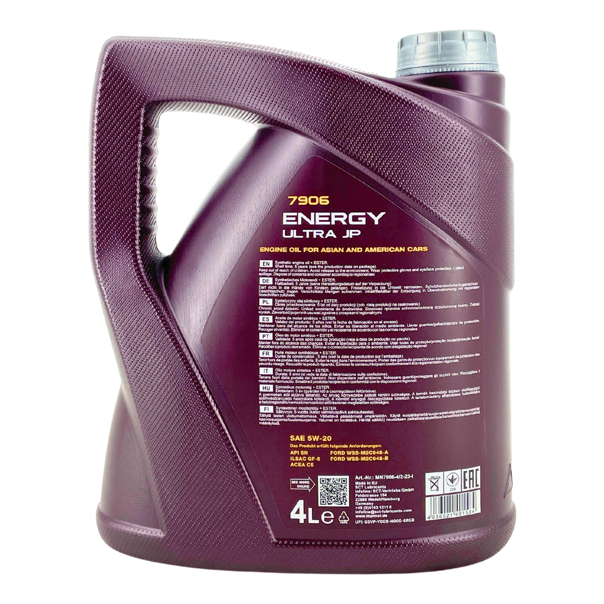 Mannol Energy Ultra JP 5W-20 4 Liter