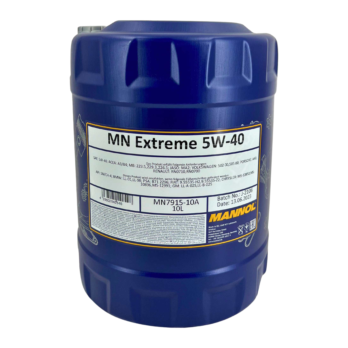 Mannol Extreme 5W-40 10 Liter