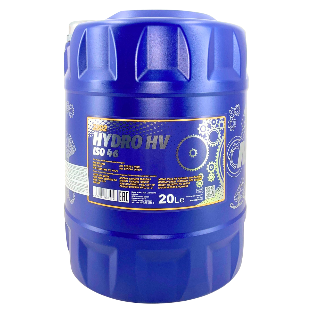 Mannol Hydro HV ISO 46 / HVLP 46 20 Liter