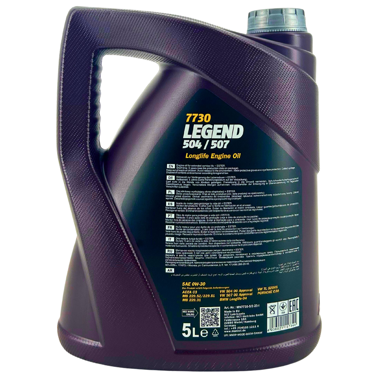 Mannol Legend 504/507 0W-30 5 Liter