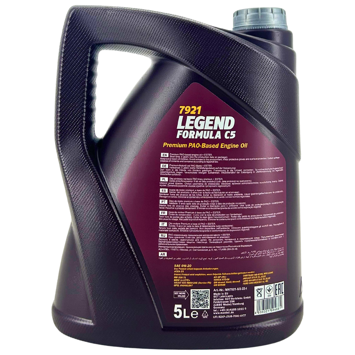 Mannol Legend Formula C5 0W-20 5 Liter
