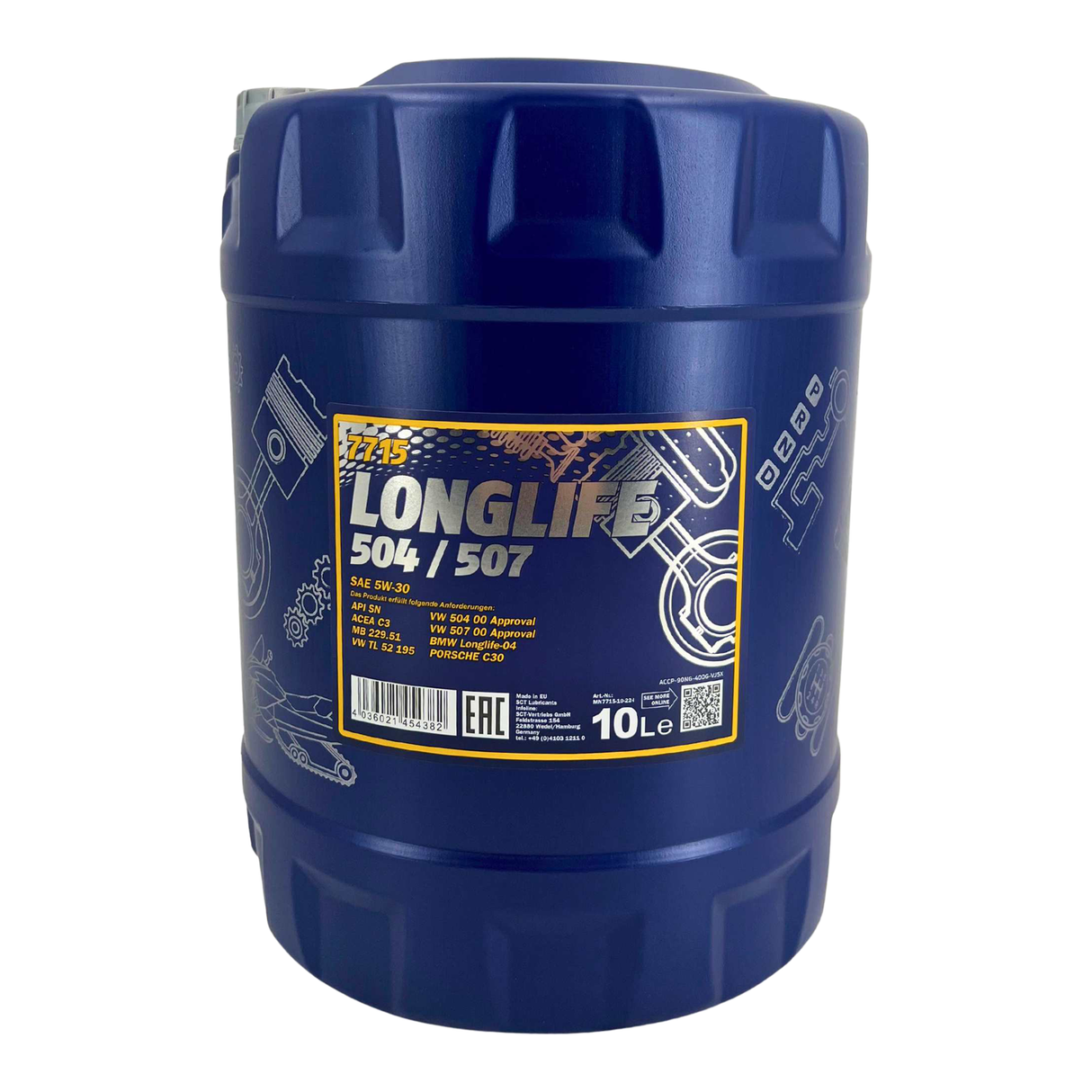 Mannol Longlife 504/507 5W-30 10 Liter
