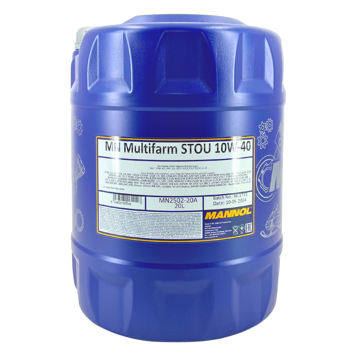 Mannol Multifarm STOU 10W-40 20 Liter