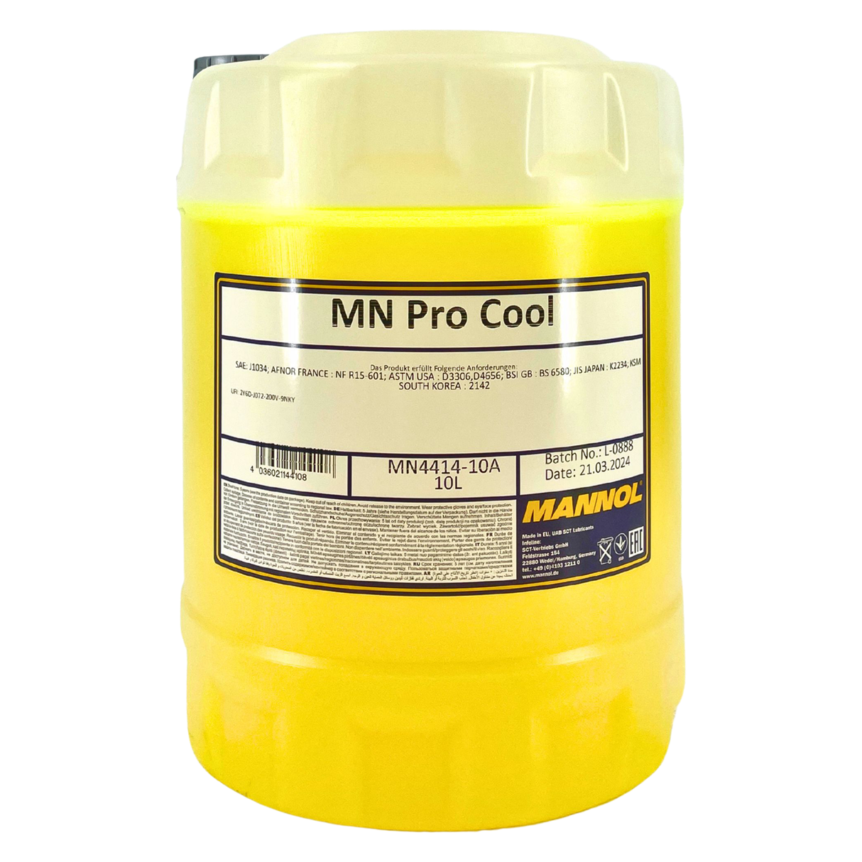 Mannol Pro Cool Kühlerfrostschutz 10 Liter