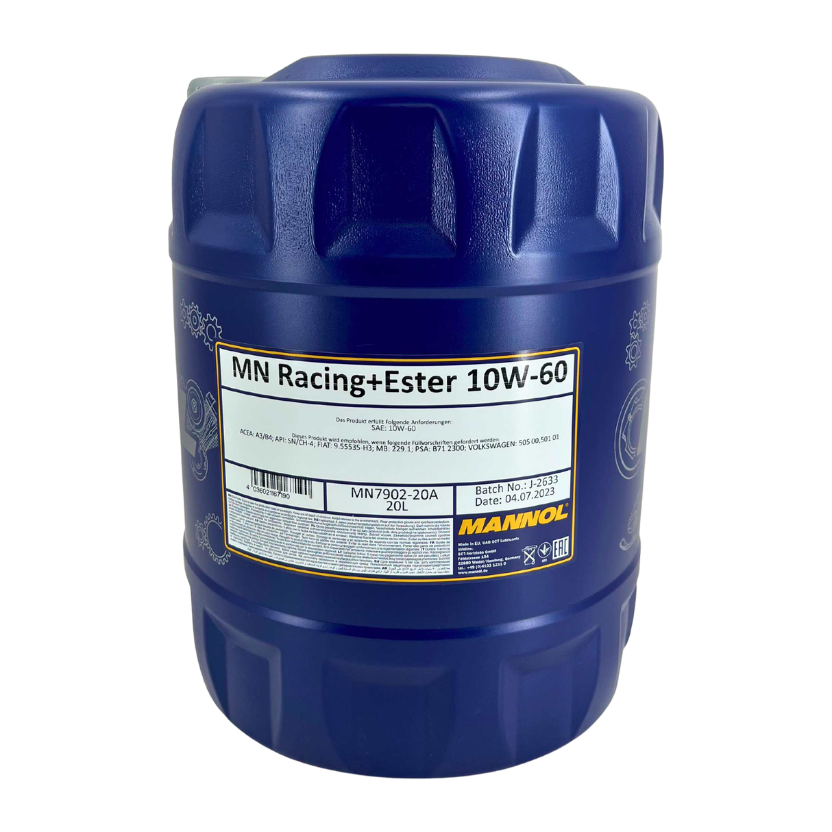 Mannol Racing + Ester 10W-60 20 Liter