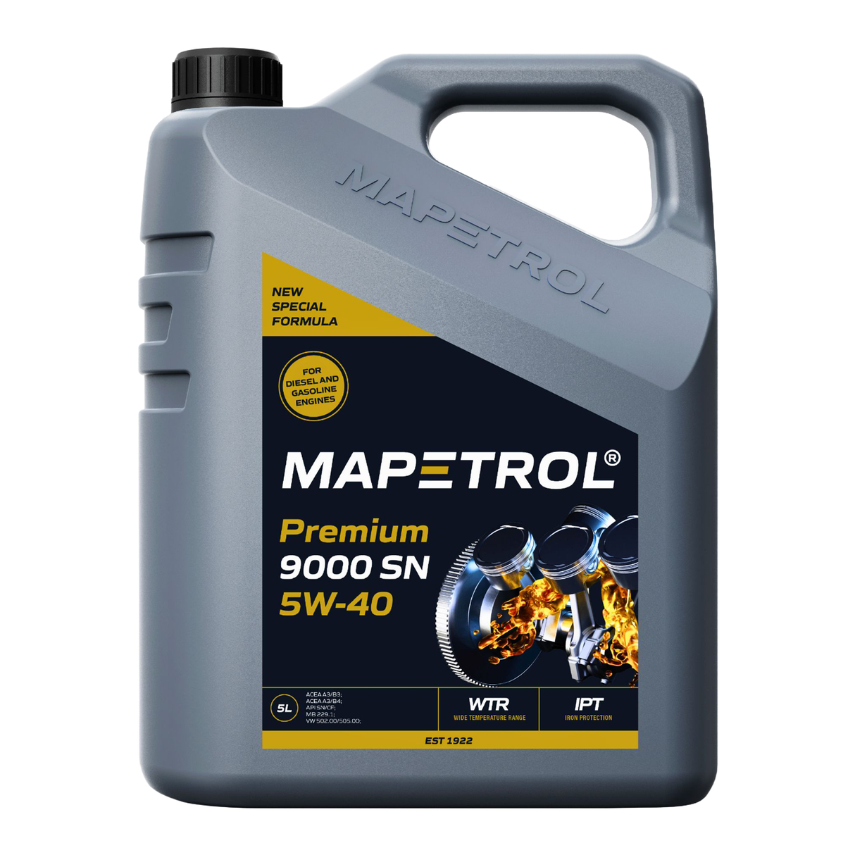 Mapetrol Premium 9000 SN 5W-40 5 Liter