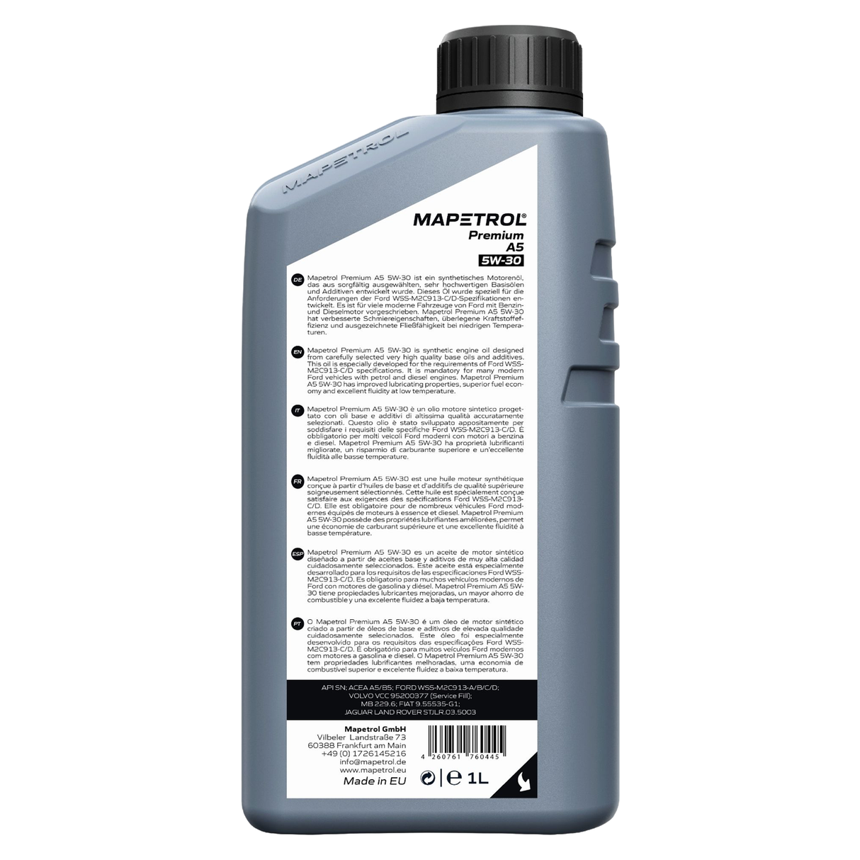 Mapetrol Premium A5 5W-30 1 Liter