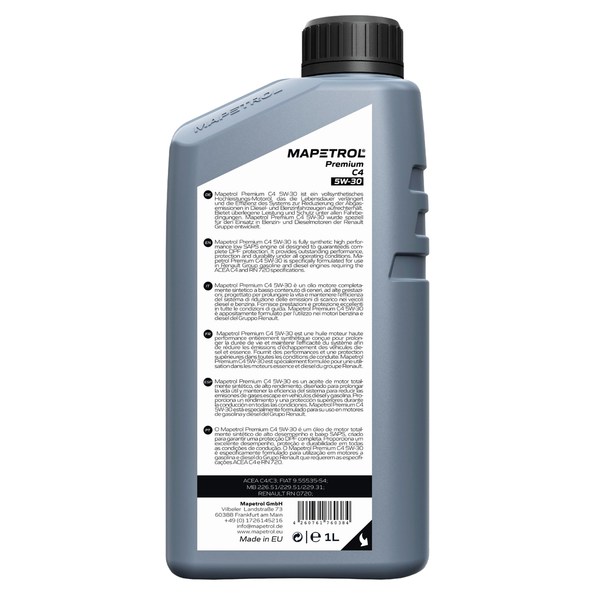 Mapetrol Premium C4 5W-30 1 Liter