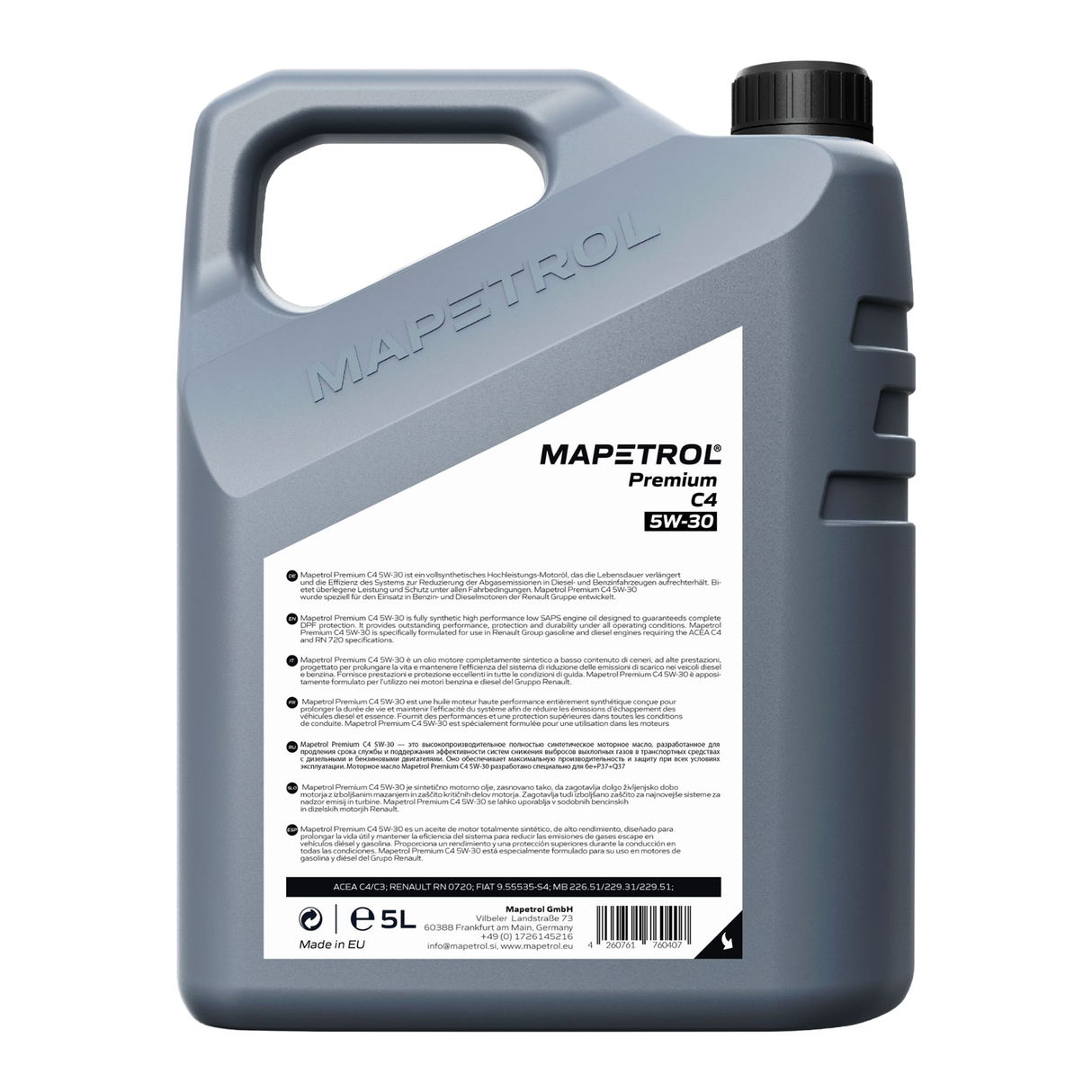 Mapetrol Premium C4 5W-30 5 Liter