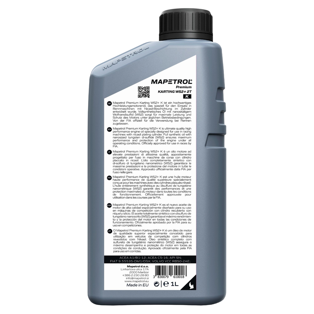 Mapetrol Premium Karting WS2+ 2T K 1 Liter