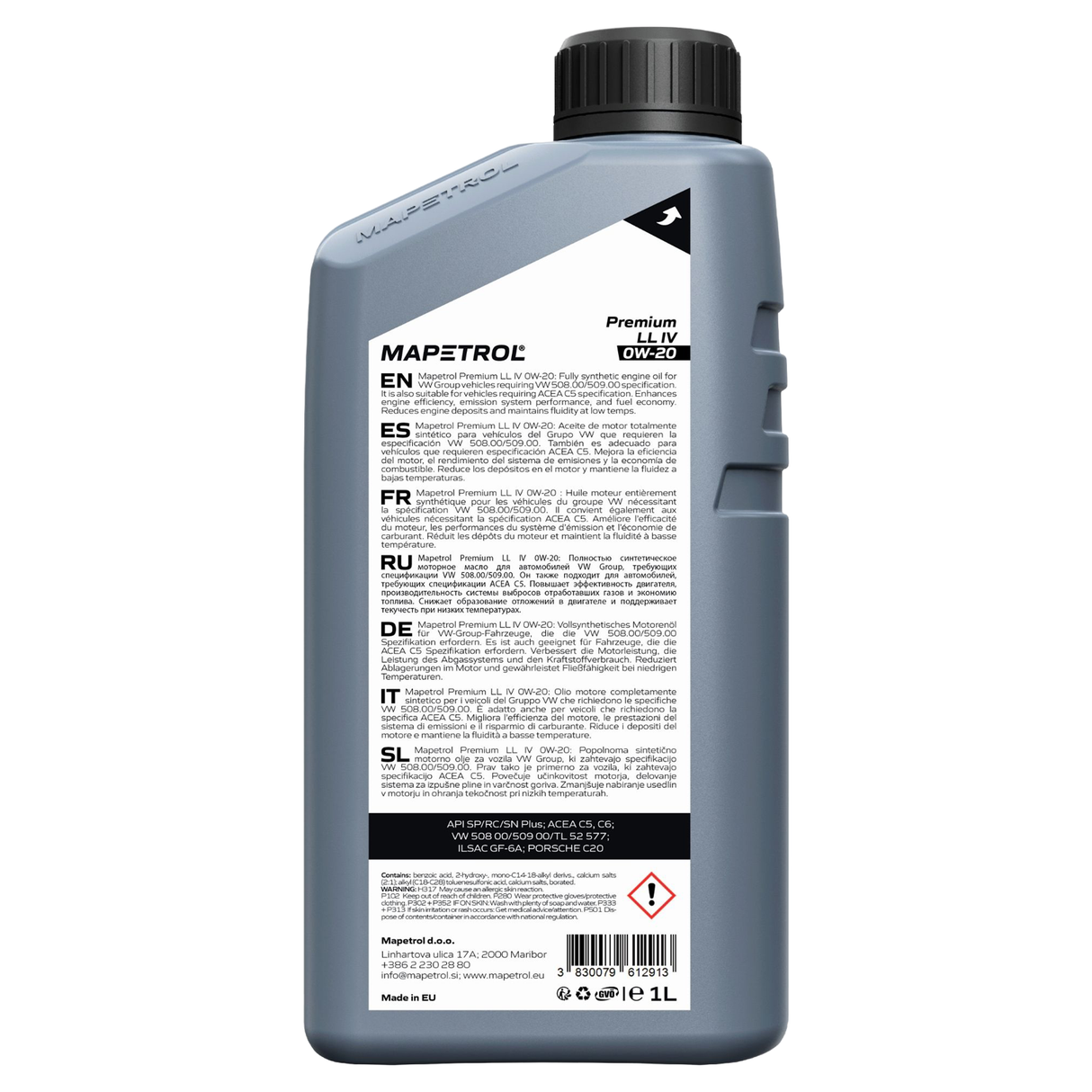 Mapetrol Premium LL IV 0W-20 1 Liter