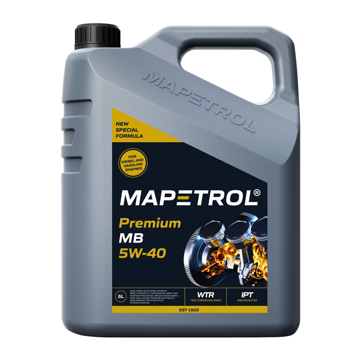 Mapetrol Premium MB 5W-40 5 Liter