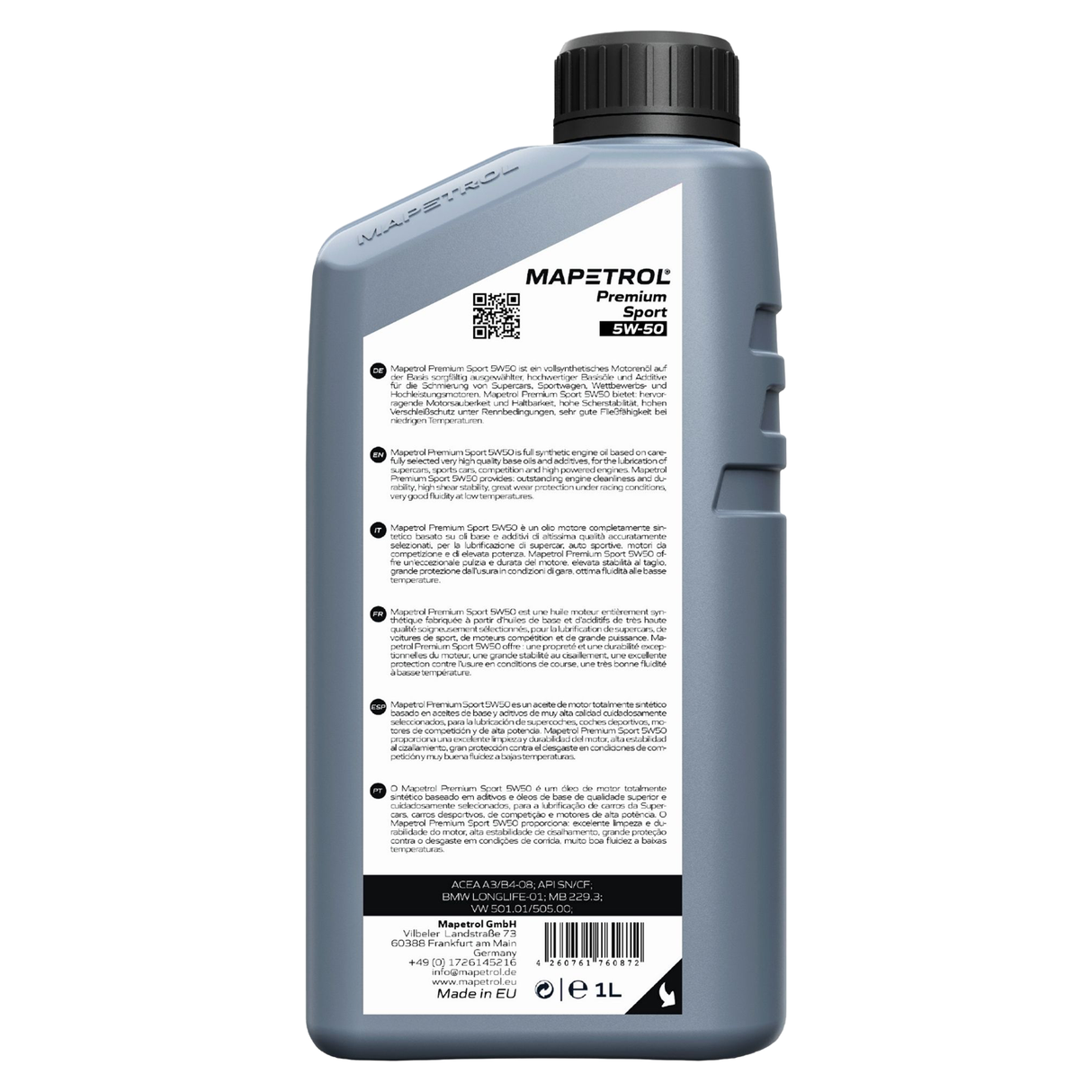 Mapetrol Premium Sport 5W-50 1 Liter